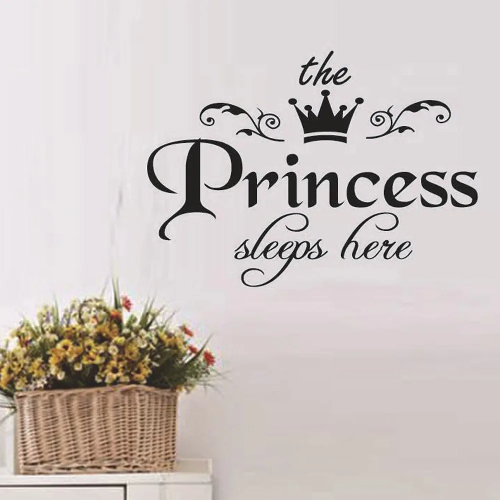 The Prince And Princess Sleeps Here Wall Stickers DIY Stars Cute Crown Nursery Kids Room Decoration Boys Girls
The Prince And Princess Sleeps Here Wall Stickers DIY Stars Cute Crown Nursery Kids Room Decoration Boys Girls