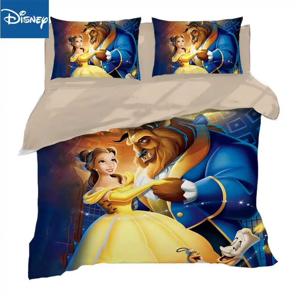 beauty and the beast crib bedding