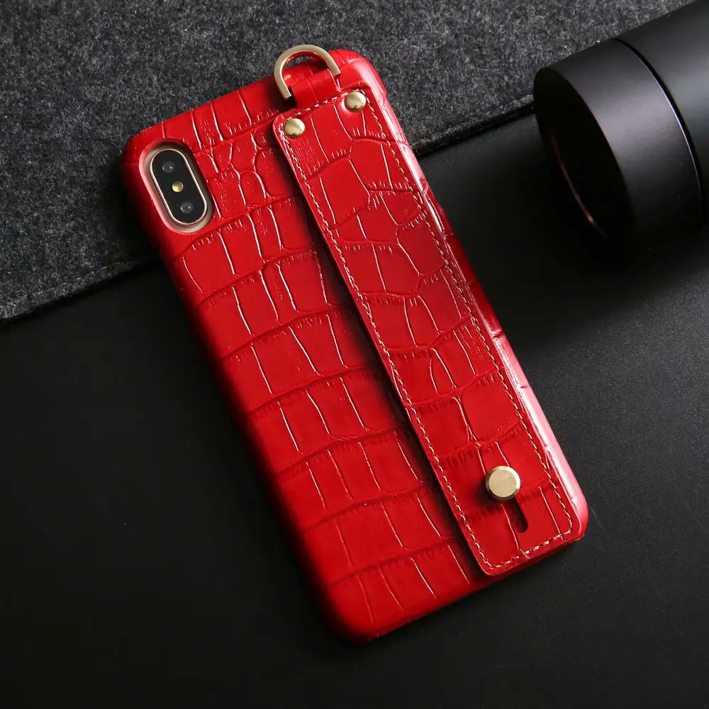 Роскошный чехол из натуральной кожи с узором крокодиловая кожа для iPhone SE 11 Pro Max Xs