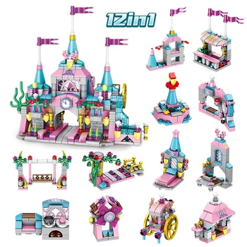 566pcs 12 in 1 Children's educational early childhood education girl toy princess castle assembled particles building block
566pcs 12 in 1 Children's educational early childhood education girl toy princess castle assembled particles building block