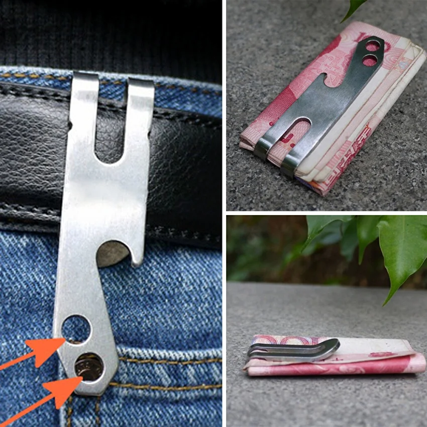 Money Clip Belt EDC Keychain Wallet Cash Hanger Pocket Holder Bottle Can Beer Opener Multi Tool Multipupose Gear
Money Clip Belt EDC Keychain Wallet Cash Hanger Pocket Holder Bottle Can Beer Opener Multi Tool Multipupose Gear