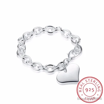 LEKANI Luxury 925 Sterling Silver Heart Charm Bracelet High Quality Men Women Silver Bracelet Pulceras Armband Fine Jewelry
LEKANI Luxury 925 Sterling Silver Heart Charm Bracelet High Quality Men Women Silver Bracelet Pulceras Armband Fine Jewelry