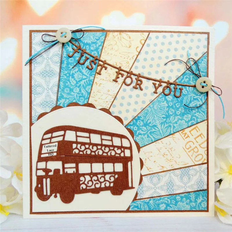 DiyArts 1 Pcs/lot Metal Cutting Dies Scrapbooking For Card Making DIY Embossing Cuts New Craft Double Decker Bus Element
DiyArts 1 Pcs/lot Metal Cutting Dies Scrapbooking For Card Making DIY Embossing Cuts New Craft Double Decker Bus Element