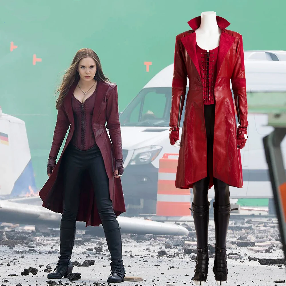 Quality Scarlet Witch Cosplay Costume Avengers Age of Ultron Wanda Maximoff Costume For Women
Quality Scarlet Witch Cosplay Costume Avengers Age of Ultron Wanda Maximoff Costume For Women