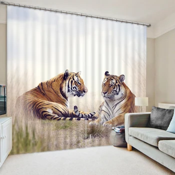 Animal Two Tigers 3D Painting Blackout Curtains Office Bedding Room Living Room Sunshade Window Curtain Bedding Custom-made Size
Animal Two Tigers 3D Painting Blackout Curtains Office Bedding Room Living Room Sunshade Window Curtain Bedding Custom-made Size