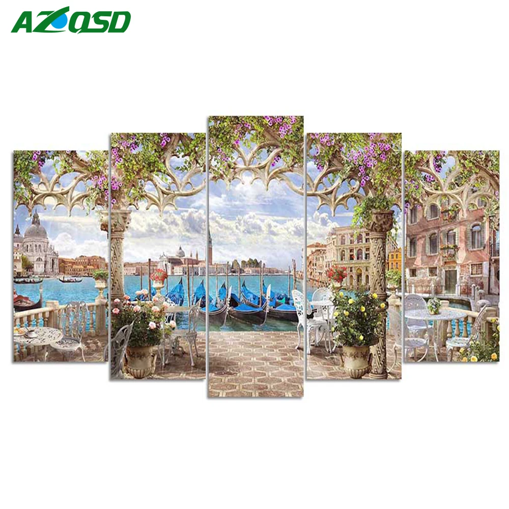 AZQSD Diamond Painting Cross Stitch Landcape Handicraft 5D DIY Diamond Embroidery Multi-picture Full Square Wall Art 5pcs
AZQSD Diamond Painting Cross Stitch Landcape Handicraft 5D DIY Diamond Embroidery Multi-picture Full Square Wall Art 5pcs