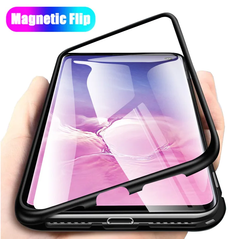 Magnetic Adsorption Phone Case For Samsung Galaxy A9 A7 A30 A50 J4 J6 Plus Metal Magnet Absorption Flip Cover Capa S10 Plus S10e
Magnetic Adsorption Phone Case For Samsung Galaxy A9 A7 A30 A50 J4 J6 Plus Metal Magnet Absorption Flip Cover Capa S10 Plus S10e