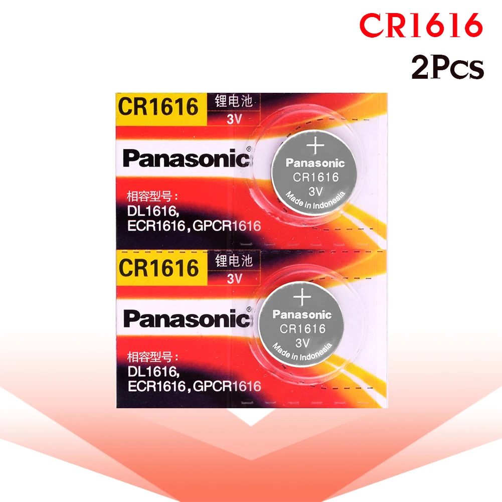 PANASONIC 2pc cr1616 3v button cell coin batteries for watch DL1616 BR1616 ECR1616 5021LC L11 L28 KCR1616
PANASONIC 2pc cr1616 3v button cell coin batteries for watch DL1616 BR1616 ECR1616 5021LC L11 L28 KCR1616