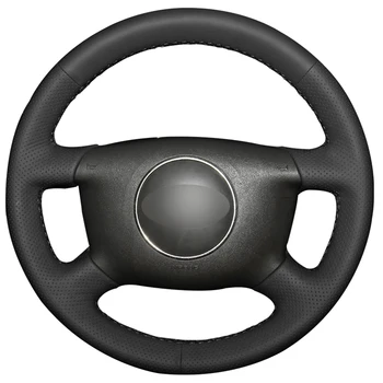 Black Artificial Leather Car Steering Wheel Cover for Audi A6 2000-2004 Audi A3 2000-2003
Black Artificial Leather Car Steering Wheel Cover for Audi A6 2000-2004 Audi A3 2000-2003