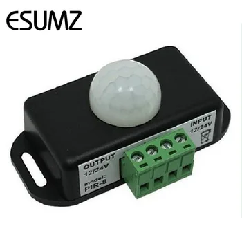 Free 1PC DC 12V/24V Body Infrared PIR Motion Sensor Switch Human Motion Sensor Detector Switch For LED Light Strip Automatic
Free 1PC DC 12V/24V Body Infrared PIR Motion Sensor Switch Human Motion Sensor Detector Switch For LED Light Strip Automatic