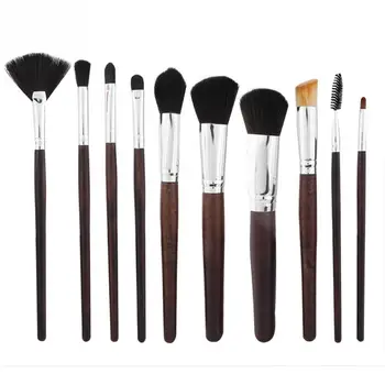 Makeup Brushes Set Professional 10pcs Cosmetics Brushes Wood Handle Foundation Concealer Contour Blending Make Up Brushes Kits
Makeup Brushes Set Professional 10pcs Cosmetics Brushes Wood Handle Foundation Concealer Contour Blending Make Up Brushes Kits