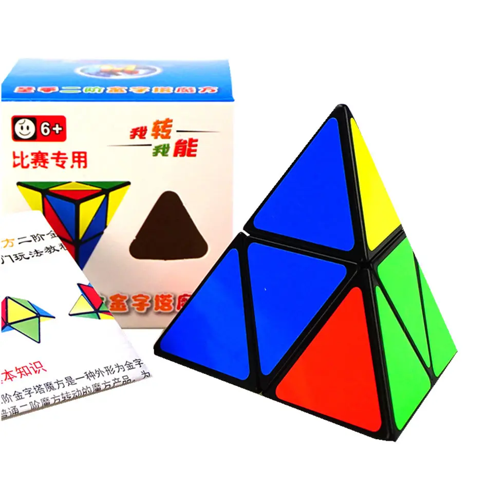 

Shengshou 2x2 Pyraminx Cube 2x2x2 Pyraminx Magic Cube 2Layers Speed Cube Professional Puzzle Toys For Children Kids Gift Toy
