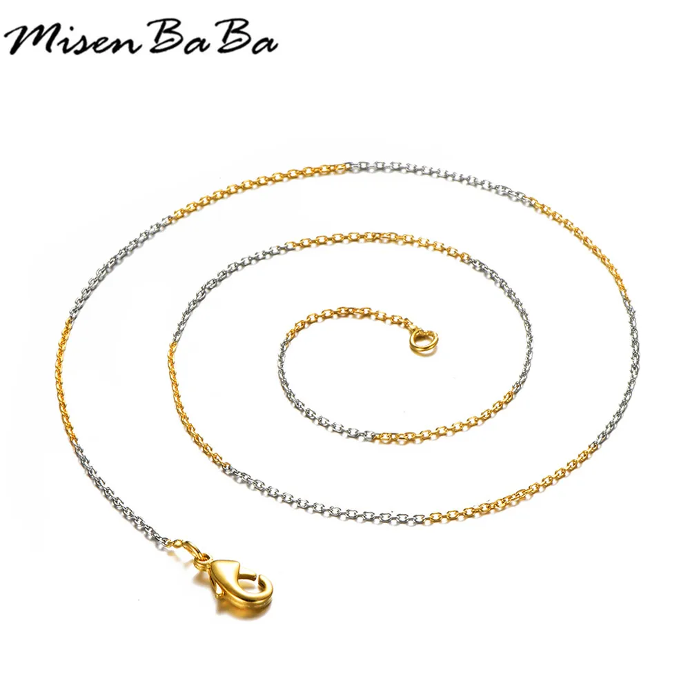 450mm Double Color Silver Gold Color Copper Chains Necklaces For Women Men Jewelry Making Chains Accessories
450mm Double Color Silver Gold Color Copper Chains Necklaces For Women Men Jewelry Making Chains Accessories