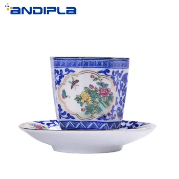 80ml Jingdezhen Blue and White Porcelain Master Cup Ceramic Tea Cup and Saucer Set Tea Bowls Drinkware Teacup Vintage Home Decor
80ml Jingdezhen Blue and White Porcelain Master Cup Ceramic Tea Cup and Saucer Set Tea Bowls Drinkware Teacup Vintage Home Decor