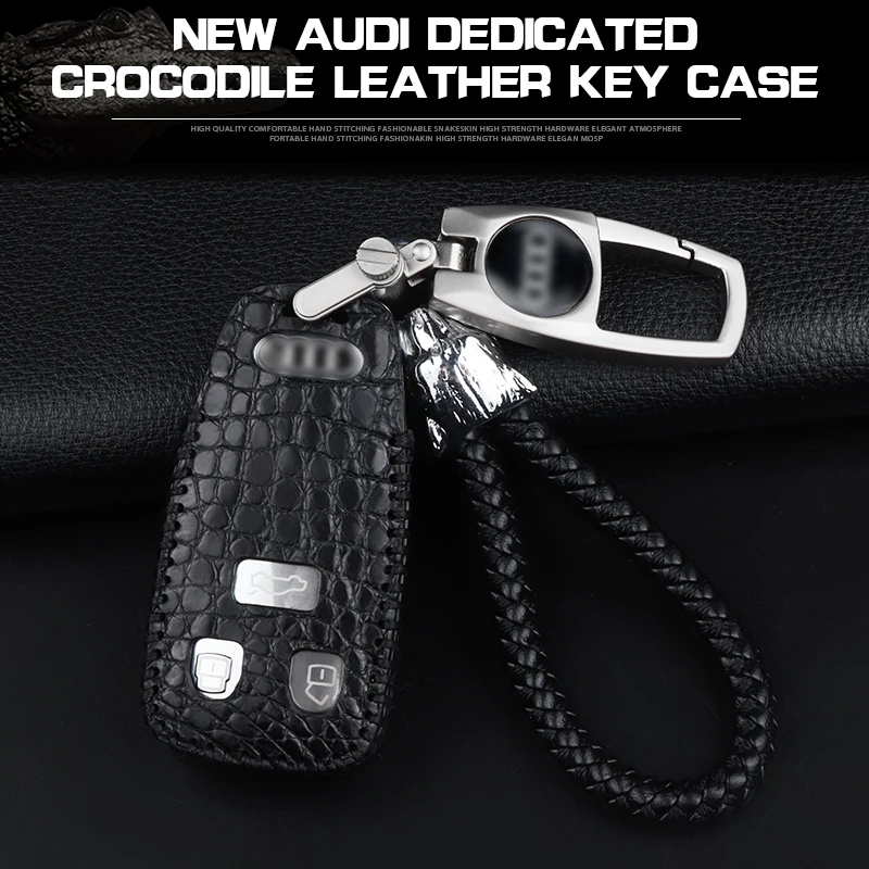 Dedicated to 2018-19 new Audi key case A4L special TT S Q7A5Q5L car leather key set badge logo key cover bag leather key ring
Dedicated to 2018-19 new Audi key case A4L special TT S Q7A5Q5L car leather key set badge logo key cover bag leather key ring
