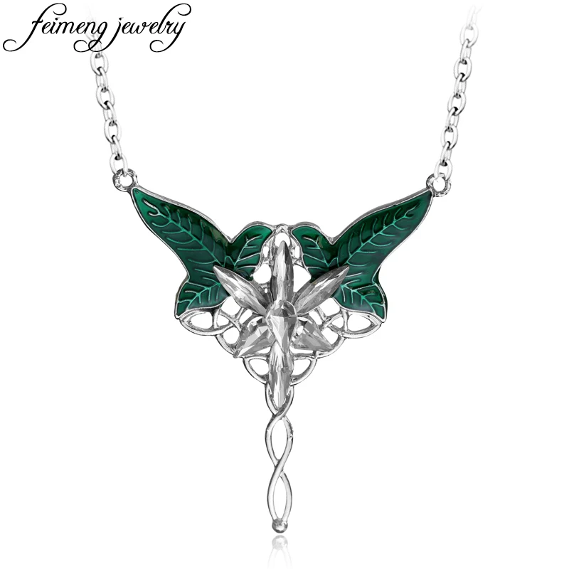 Popular Movie Wizard Princess Evening Star Necklace Cang Twilight Star Green Leaf Crystal Pendant Necklace Fashion Jewelry
Popular Movie Wizard Princess Evening Star Necklace Cang Twilight Star Green Leaf Crystal Pendant Necklace Fashion Jewelry