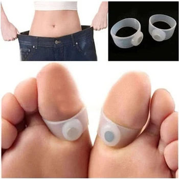 2pcs/pair Magnetic Toe Rings Magnetic Therapy Slimming Products Fast Lose Weight Burn Fat Reduce Fats body Silicone Foot Massage
2pcs/pair Magnetic Toe Rings Magnetic Therapy Slimming Products Fast Lose Weight Burn Fat Reduce Fats body Silicone Foot Massage