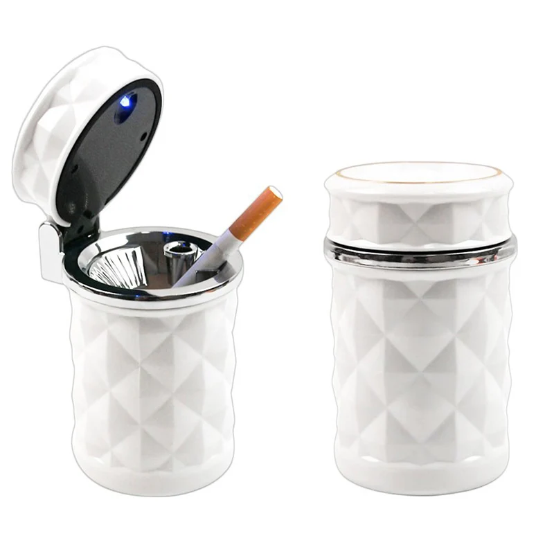 LED Car Ashtray With Auto Lid Illuminated Cigarette Cylinder Holder Backlit Ashtray Universal Car Accessories
LED Car Ashtray With Auto Lid Illuminated Cigarette Cylinder Holder Backlit Ashtray Universal Car Accessories