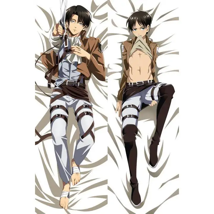 New Japanese Cool Anime Shingeki no Kyojin Levi & Eren Throw Otaku Dakimakura Gift Bedding Hugging Body Pillow Case 150x50 CM
New Japanese Cool Anime Shingeki no Kyojin Levi & Eren Throw Otaku Dakimakura Gift Bedding Hugging Body Pillow Case 150x50 CM