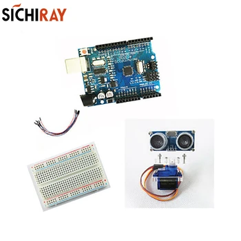Radar ultrasonic sensor kit obstacle avoidance module servo motor rotary sensor compatible for Arduino development
Radar ultrasonic sensor kit obstacle avoidance module servo motor rotary sensor compatible for Arduino development