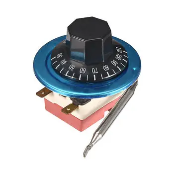 Electric Oven Thermostat, Adjustable Temperature Controller, 30-110C 16A N.C
Electric Oven Thermostat, Adjustable Temperature Controller, 30-110C 16A N.C