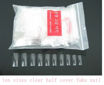 100pcs Fashion Clear Half Nail Tips False Nail Art Tips Fake Nail With Plastic Box Wholesale
100pcs Fashion Clear Half Nail Tips False Nail Art Tips Fake Nail With Plastic Box Wholesale