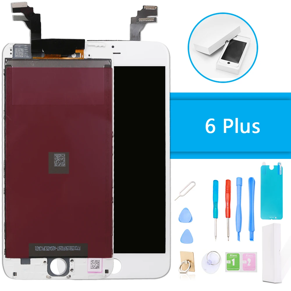 Luxury Suit LCD Display Screen for iPhone 6 Plus AAA Quality LCD Digitizer Assembly for iPhone 6 Plus Replacement Screen + Tool
Luxury Suit LCD Display Screen for iPhone 6 Plus AAA Quality LCD Digitizer Assembly for iPhone 6 Plus Replacement Screen + Tool