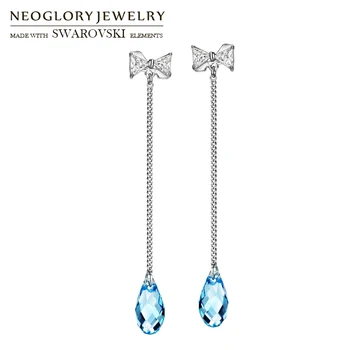 Neoglory Austria Crystal & Zircon Drop Long Earrings Cute Bowknot Design Lovely Girl Style Elegant Geometric For Party Sale
Neoglory Austria Crystal & Zircon Drop Long Earrings Cute Bowknot Design Lovely Girl Style Elegant Geometric For Party Sale