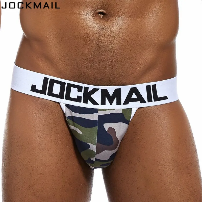 JOCKMAIL Brand Camouflage Men jockstrap polyester comfortable Sexy men brief Bikini tanga hombre G-string Thongs Gay underwear
JOCKMAIL Brand Camouflage Men jockstrap polyester comfortable Sexy men brief Bikini tanga hombre G-string Thongs Gay underwear