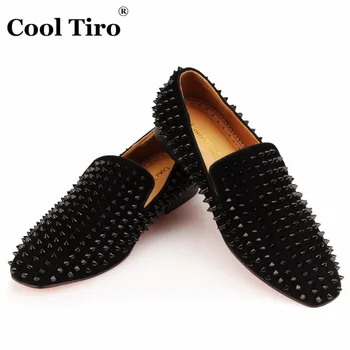 Luxurious Black Suede Spikes Loafers Men Flats Smoking Slipper Casual Shoes Mens Dress Shoes Genuine Leather Studded Stuts
Luxurious Black Suede Spikes Loafers Men Flats Smoking Slipper Casual Shoes Mens Dress Shoes Genuine Leather Studded Stuts