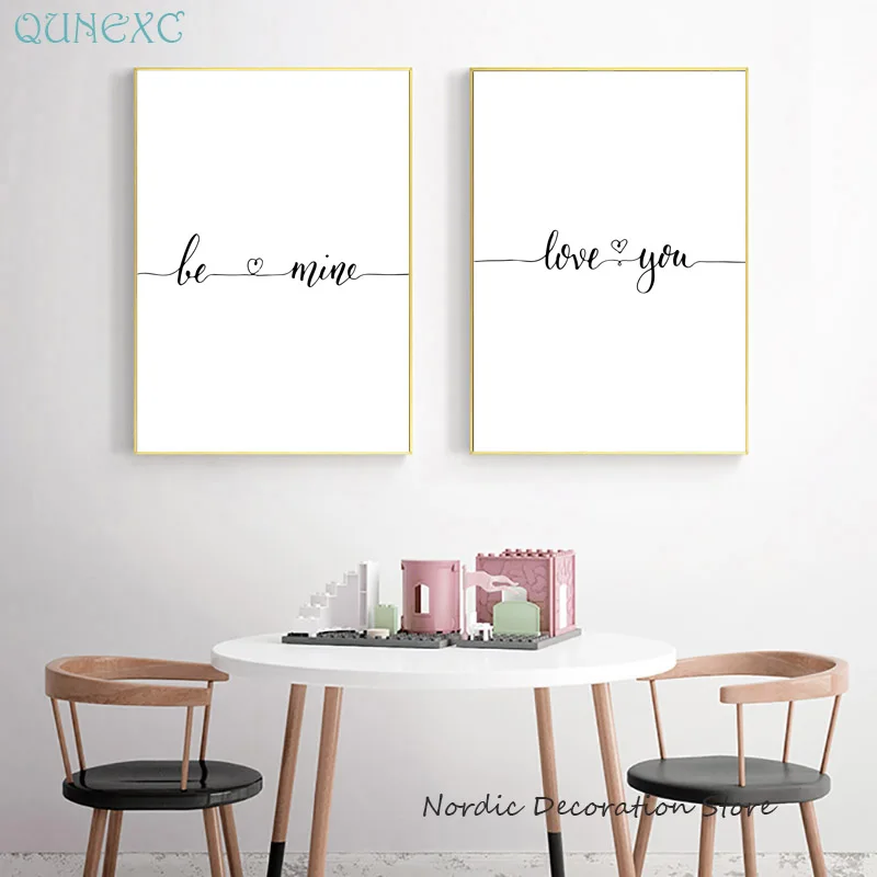 Posters And Prints Black And White Nordic Prints Letter Two paintings Poster Heart Wall Painting Love Pictures Canvas Unframed
Posters And Prints Black And White Nordic Prints Letter Two paintings Poster Heart Wall Painting Love Pictures Canvas Unframed