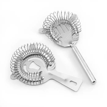 UPORS Stainless Steel Cocktail Strainer Professional Bar Cocktail Shaker Wire Mixed Ice Strainer Bartender Tools Bar Accessories
UPORS Stainless Steel Cocktail Strainer Professional Bar Cocktail Shaker Wire Mixed Ice Strainer Bartender Tools Bar Accessories