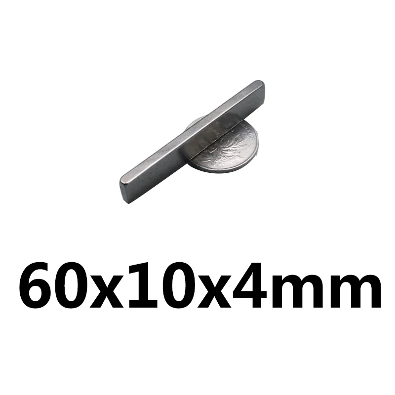 2pc N35 60 x 10 x 4mm Block Powerful Neodymium Magnet Super Strong Rare Earth Permanet Magnet
2pc N35 60 x 10 x 4mm Block Powerful Neodymium Magnet Super Strong Rare Earth Permanet Magnet