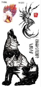 Waterproof Temporary Tattoo sticker Needle painting Stars forest wolf eagle tattoo Water Transfer fake tatoo for men women
Waterproof Temporary Tattoo sticker Needle painting Stars forest wolf eagle tattoo Water Transfer fake tatoo for men women