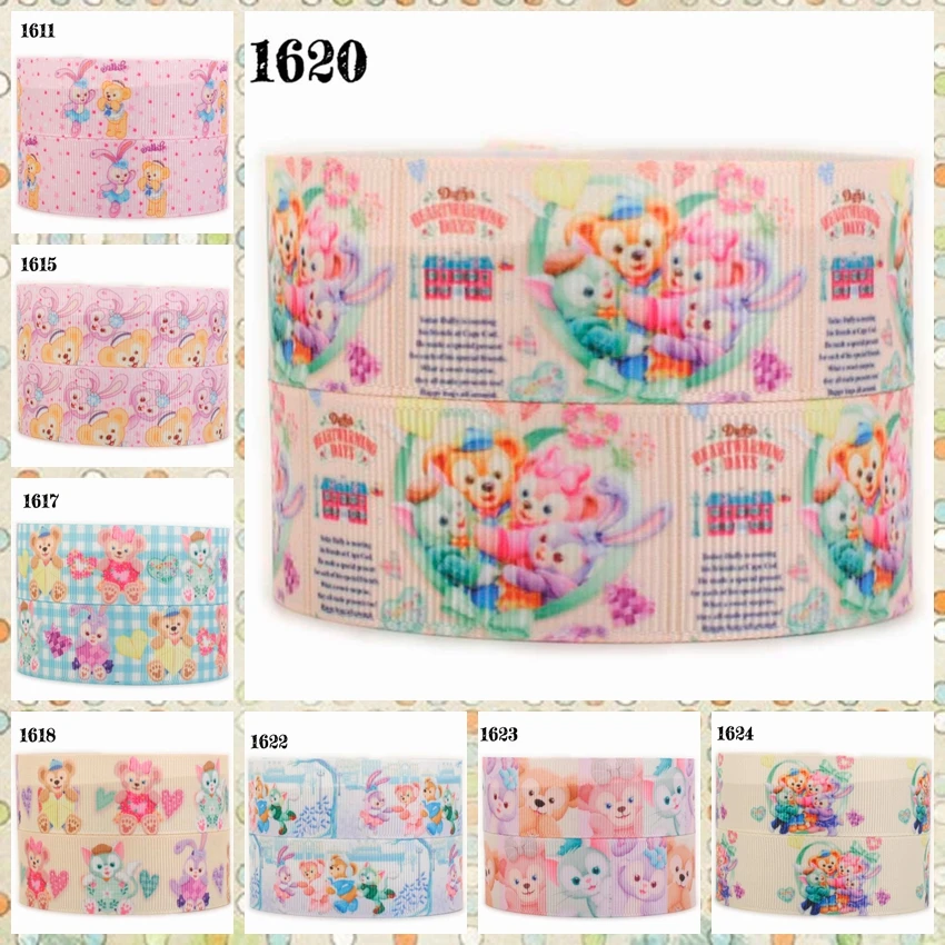 10 yards 7/8" 22mm cute cartoon rabbit and bear ribbon printed grograin ribbon Free shipping
10 yards 7/8" 22mm cute cartoon rabbit and bear ribbon printed grograin ribbon Free shipping