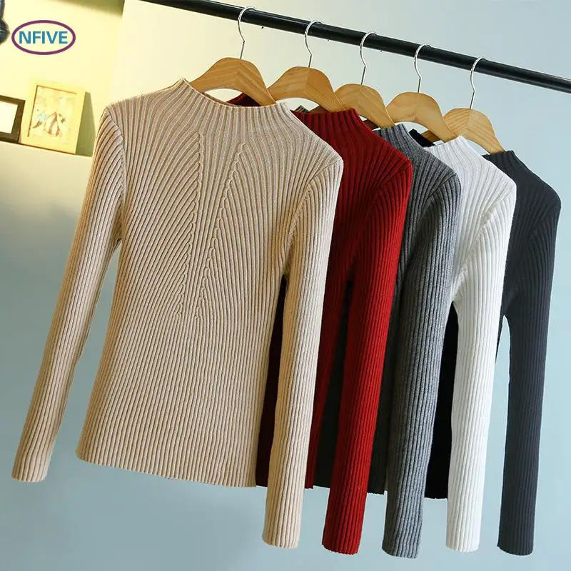 NFIVE Brand 2017 Woman Elastic Solid Sweaters New Winter Warm All-match Turtleneck Sweater Quality Slim Tight Pullover Shirt
NFIVE Brand 2017 Woman Elastic Solid Sweaters New Winter Warm All-match Turtleneck Sweater Quality Slim Tight Pullover Shirt
