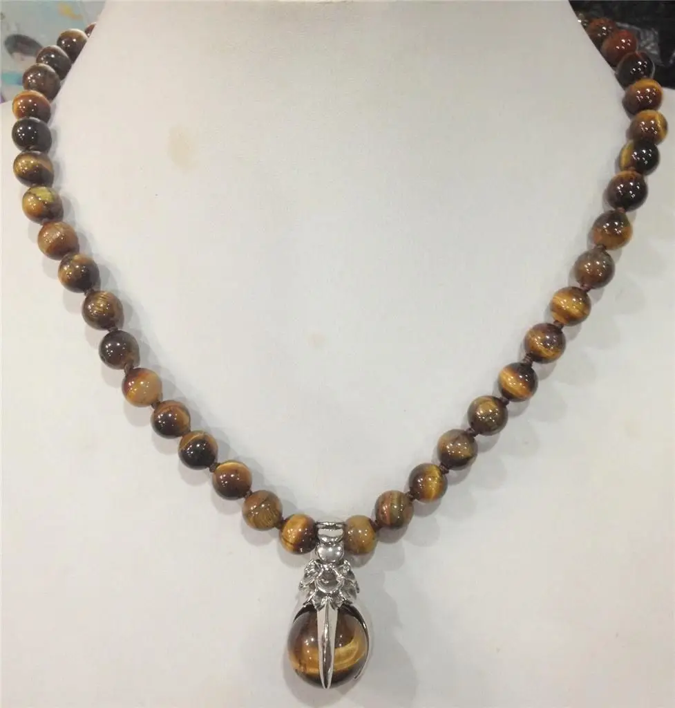 FREE SHIPPING8MM GENUINE TIGER EYE GEMS STONE ROUND BEADS NECKLACE & PENDANT 18" AA
FREE SHIPPING8MM GENUINE TIGER EYE GEMS STONE ROUND BEADS NECKLACE & PENDANT 18" AA
