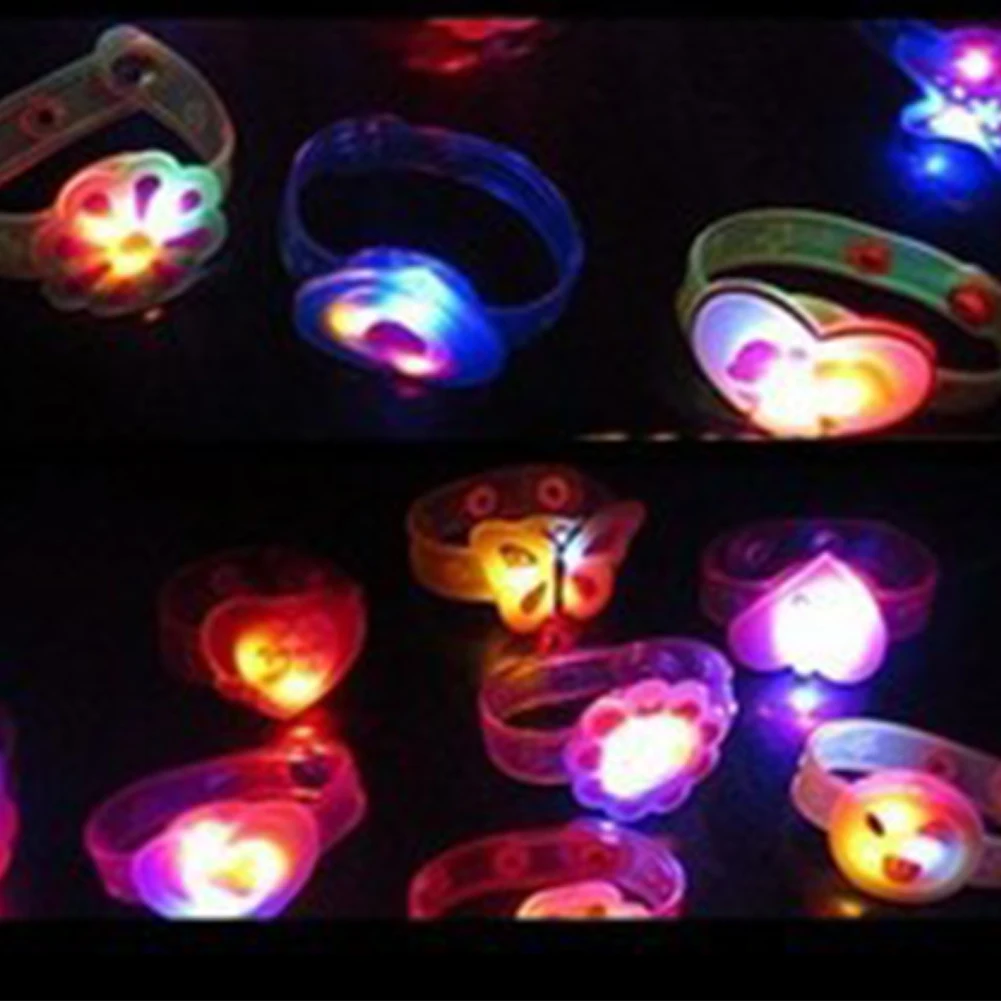 Light Toys Kids Flashing Light LED Wristband Toy Adjustable Glowing Luminous Bracelet Party Fun Toy Gift Random Color 1
Light Toys Kids Flashing Light LED Wristband Toy Adjustable Glowing Luminous Bracelet Party Fun Toy Gift Random Color 1