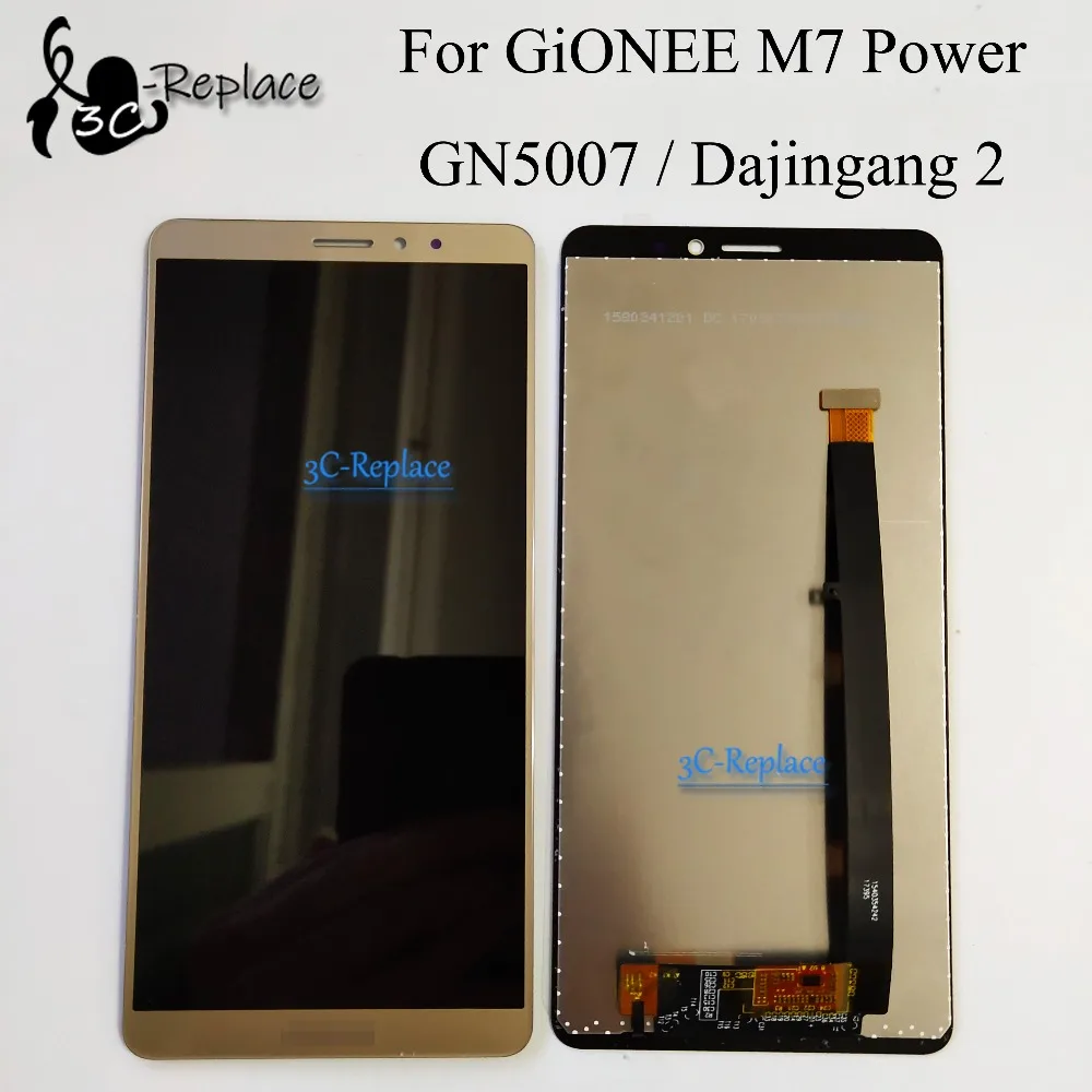 Original 6.0 inch For GiONEE M7 Power GN5007 / Dajingang 2 LCD Display + Touch Screen Digitizer Assembly Replacement
Original 6.0 inch For GiONEE M7 Power GN5007 / Dajingang 2 LCD Display + Touch Screen Digitizer Assembly Replacement