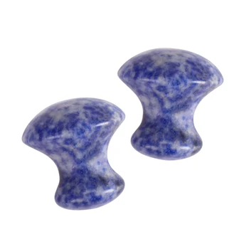 2pcs Mushroom gua sha Tool Facial Back Massager Natural Sodalite Body Foot Scraper SPA Therapy Jade Stone Board
2pcs Mushroom gua sha Tool Facial Back Massager Natural Sodalite Body Foot Scraper SPA Therapy Jade Stone Board