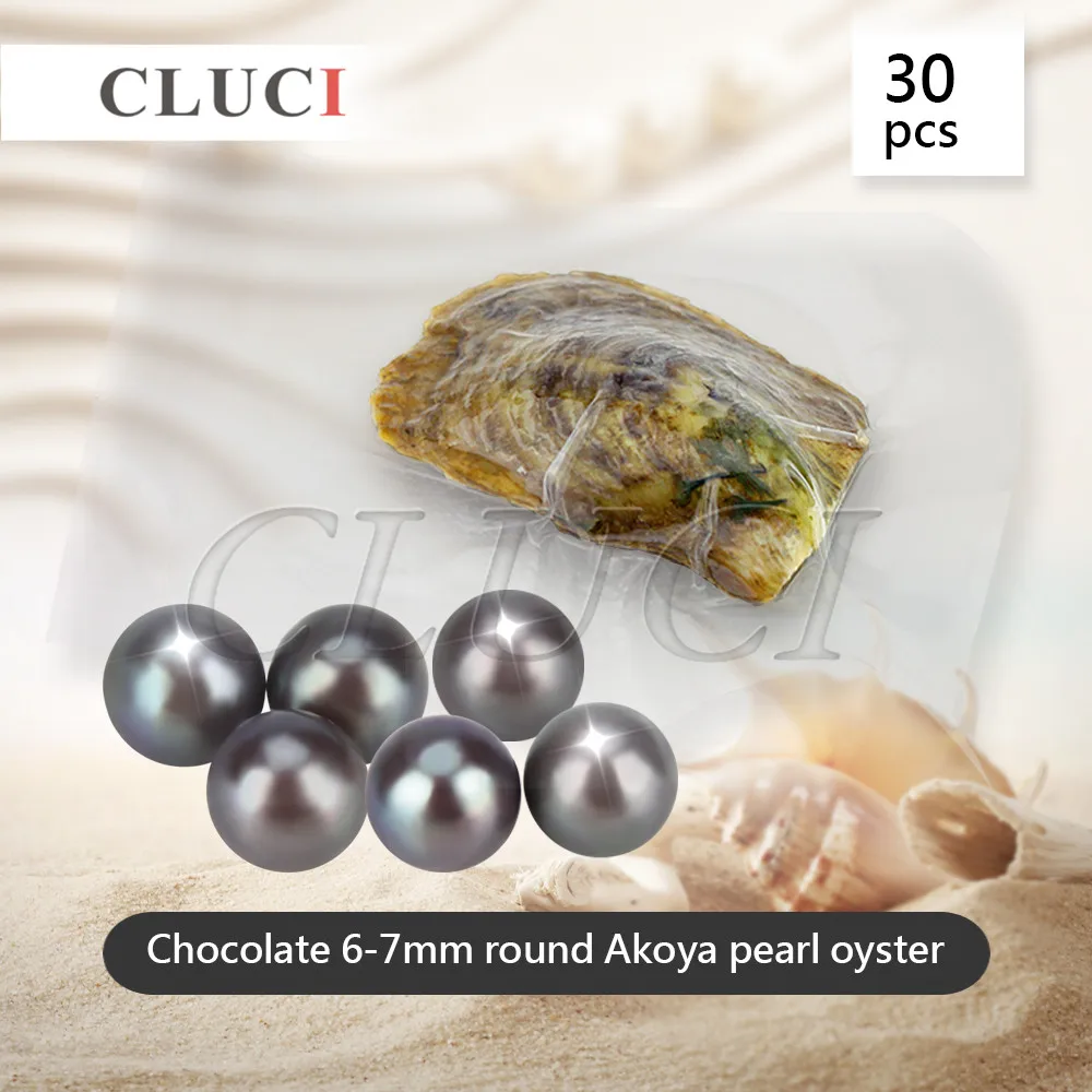 CLUCI Chocolate Color Pearl Oysters akoya colorful pearls Wholesale Colorful Round Beads For Jewelry Making 30pcs 6-7mm
CLUCI Chocolate Color Pearl Oysters akoya colorful pearls Wholesale Colorful Round Beads For Jewelry Making 30pcs 6-7mm