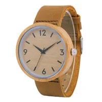 old leather man watch bamboo6