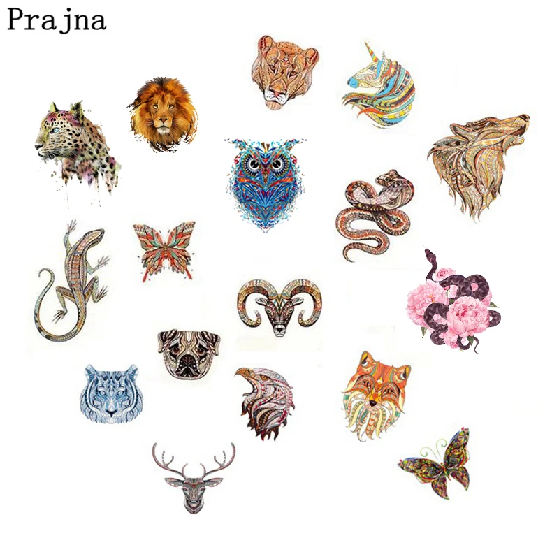 Prajna Snake Dog Dragon Fox Skull Heat Transfer Vinyl Thermal Transfer Stickers T-shirt Applique Patches For Clothing Iron
Prajna Snake Dog Dragon Fox Skull Heat Transfer Vinyl Thermal Transfer Stickers T-shirt Applique Patches For Clothing Iron