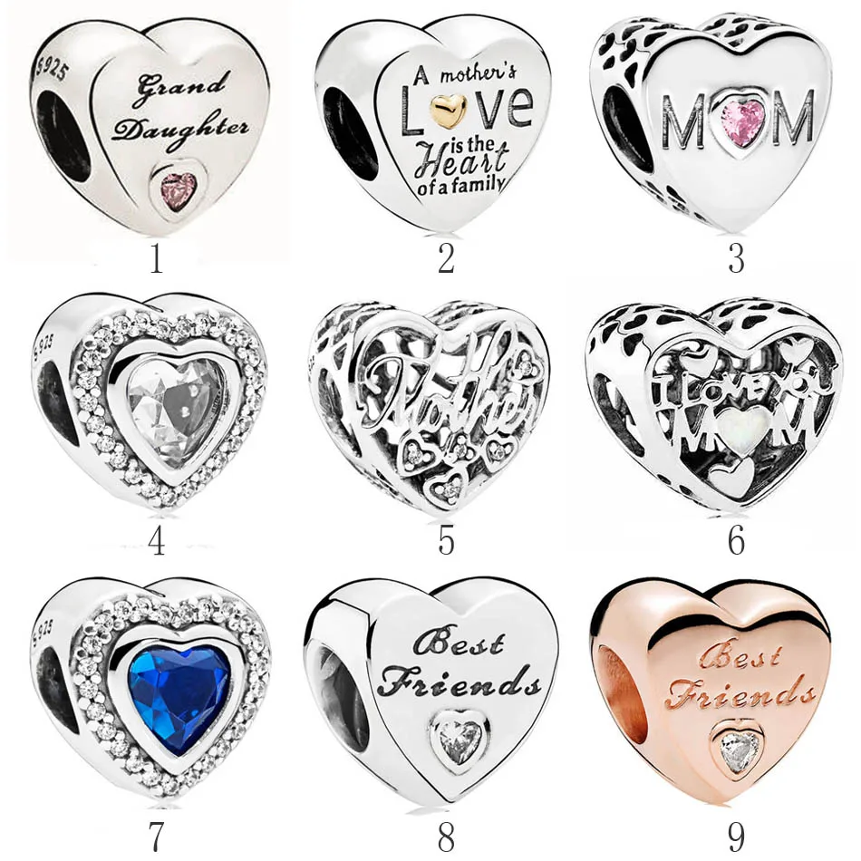 Authentic 925 Silver DIY Jewelry Grand Daughter Love Mom Son Friends Night Blue Love Charms fit Lady Bracelet Bangle
Authentic 925 Silver DIY Jewelry Grand Daughter Love Mom Son Friends Night Blue Love Charms fit Lady Bracelet Bangle
