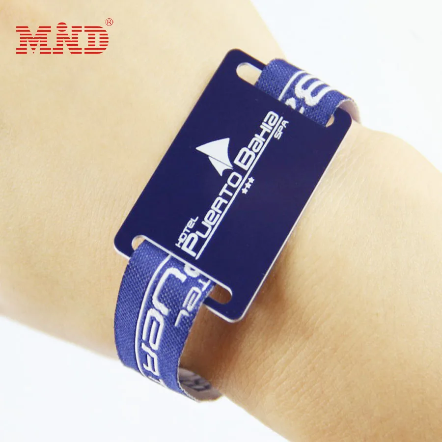 100 шт./лот 13 56 МГц NFC ABS RFID нейлоновый браслет/браслет с чипом Fudan 1k S50 для