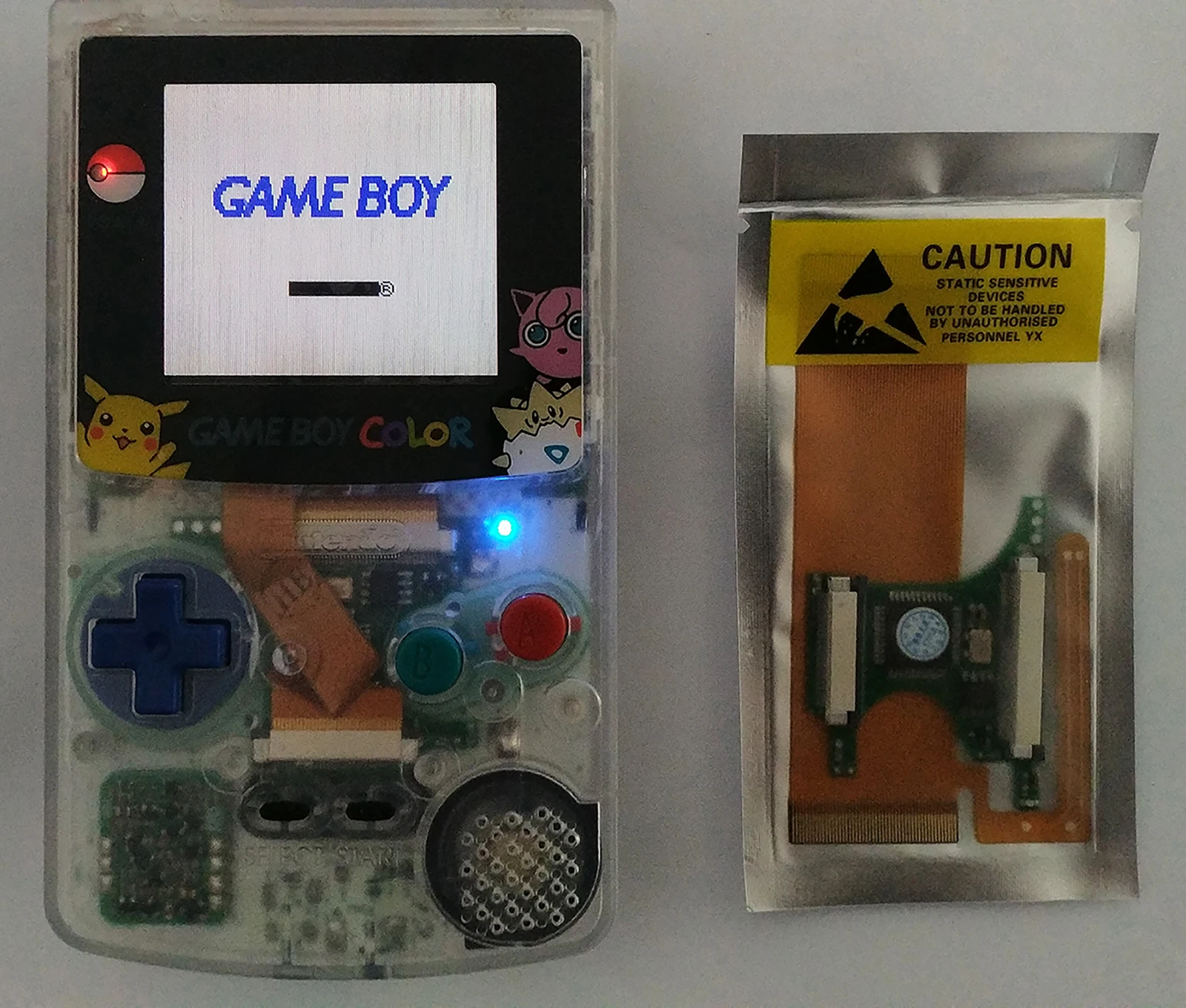 High Light SP LCD Screen Backlight GBC Cable 5 Levels Modify Module with 5 Levels Lightness Remory Function for Game Boy
High Light SP LCD Screen Backlight GBC Cable 5 Levels Modify Module with 5 Levels Lightness Remory Function for Game Boy
