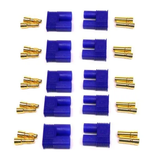 5 pairs * EBOYU Male/Female EC3 Style Connector w/3.5mm Gold Bullet Plug(pack of 5 pairs )
5 pairs * EBOYU Male/Female EC3 Style Connector w/3.5mm Gold Bullet Plug(pack of 5 pairs )