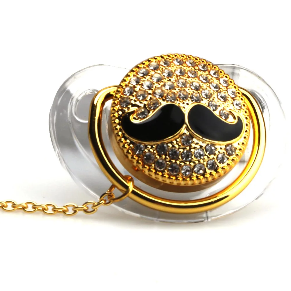 Dollbling Baby Pacifier Chain Golden Nipple Clip Chain Inserted Nipple Shape Papilla Infant Feeding Simple Operation
Dollbling Baby Pacifier Chain Golden Nipple Clip Chain Inserted Nipple Shape Papilla Infant Feeding Simple Operation