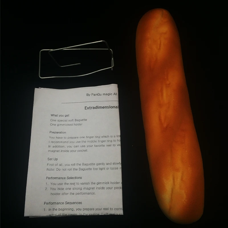 1Pcs extra dimensional space Baguette have instruction magic tricks professional magician empty hand out of baguette bread
1Pcs extra dimensional space Baguette have instruction magic tricks professional magician empty hand out of baguette bread