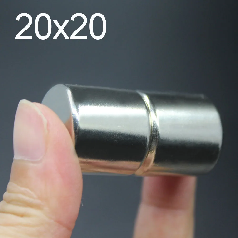1 Pcs 20x20 Neodymium Magnet 20mm x 20mm N35 NdFeB Round Super Powerful Strong Permanent Magnetic imanes Disc 20x20
1 Pcs 20x20 Neodymium Magnet 20mm x 20mm N35 NdFeB Round Super Powerful Strong Permanent Magnetic imanes Disc 20x20